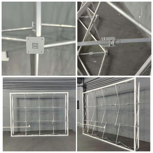 Commercio all'ingrosso di tensione tessuto Pop-up telaio a muro Banner espositivo Stand da 10 piedi Pop up sfondo Display - Product Image 4