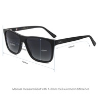 Lunettes de soleil unisexes tendance avec verres polarisés – Nouveauté pour la conduite, le cyclisme et les activités de plein air – Style classique