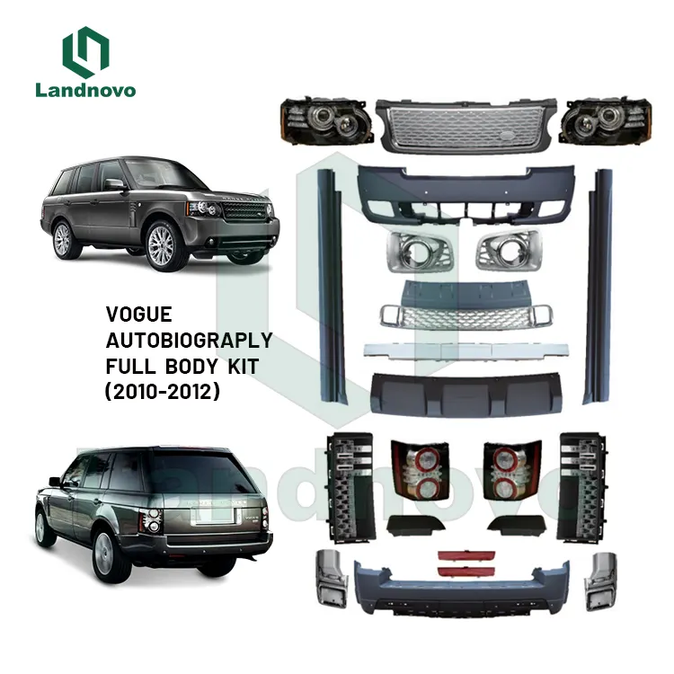 Pièces de carrosserie de mise à niveau de voiture Offre Spéciale pour Range Rover Vogue 2010-2012 Autobiography Sva L322 Kit de carrosserie