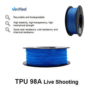 Filamento de Impresión <span class=keywords><strong>3D</strong></span> PRINTROO de TPU 98A, Línea de Producción de Tamaño Completo, Alta Suavidad, Precisión, Flexibilidad, Buena Calidad - Product Image 2