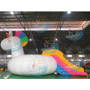 <span class=keywords><strong>Unicornio</strong></span> flotante inflable para parque acuático, 11MH, <span class=keywords><strong>gigante</strong></span>, con tobogán - Product Image 6