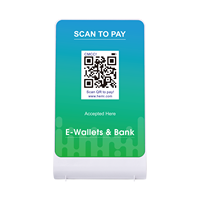 Générateur de Code QR F91 Terminal de paiement de Code QR dynamique Affichage de Code QR dynamique avec boîte sonore de haut-parleur vocal