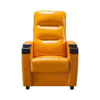 Fauteuil inclinable de cinéma maison en cuir véritable Y-SEATER, avec porte-gobelet