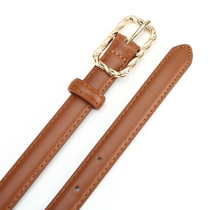 Cinturón de Mujer con Hebilla Trenzada a la Moda, de Cuero PU Color Camel, Casual, para Citas, Aire Libre y Desplazamientos, Primavera 2026 Tiyo 3.0cm 90-110cm - Product Image 5