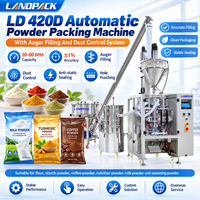 Machine automatique de remplissage et d'emballage pour sachets de poudre de masala, d'épices, de lait, de piment, de farine de blé et de café moulu