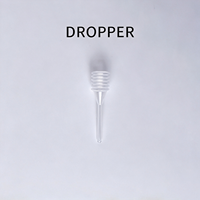 Pompe de distribution de parfum haut de gamme / Entonnoir / Compte-gouttes à ressort / Pipette graduée de 3 ml
