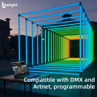 Tubo de Luz LED 3D Pixel OEM de 40 mm, DC12V, UCS2903, DMX512, RGB, SMD5050, 120 LED, IP67, Resistente al Agua, para Decoración de Discotecas, Escenarios y Parques Temáticos