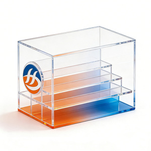 กล่องโชว์อะคริลิคใสแบบไล่สี ป้องกันฝุ่น สำหรับจัดแสดงเครื่องประดับ น้ำหอม และของสะสม - Product Image 3