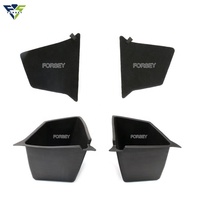 Boîte de rangement de coffre de voiture modèle Y ABS noir étanche pour accessoires intérieurs Tesla Organisateur de boîte de rangement latéral