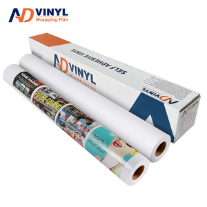 Pellicola Adesiva in PVC Premium 80mic 140g Bianca/Trasparente, Permanente, Senza Bolle, per Materiali di Stampa Poster - Product Image 6