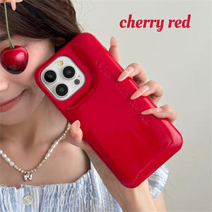 Custodia in pelle lucida con sapone retrò retrò per iphone 16 15 14 13 Pro Max Cover per paraurti in gelatina Color dolce - Product Image 5