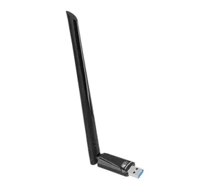 Dual band 5dBi Antena Wi-Fi portátil USB Placa de rede sem fio para PC