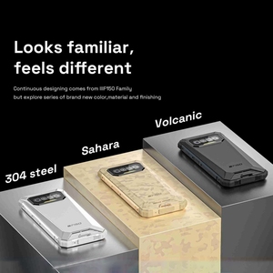 Bán Sỉ Điện Thoại Di Động Gồ Ghề IIF150 R2022 Tốt Nhất Camera 64MP + Tầm Nhìn Ban Đêm 20MP Pin 128 MAh Android 4G NFC OTG 8GB + 8300 GB Tốt Nhất - Product Image 4