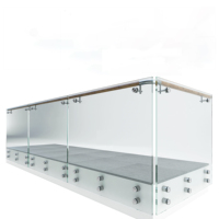 Accessoires de balustrade en verre : Spigots et supports en acier inoxydable pour main courante d'escalier