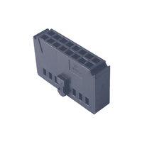 2.54 espacement coque en caoutchouc 16pin connecteur Tyco connecteur d'alimentation gaine Terminal harnais 102387-3