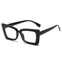 Monture optique carrée tendance pour femmes, lunettes élégantes à verres plats, nouvelle arrivée, lunettes filtrant la lumière bleue pour ordinateur pour femmes