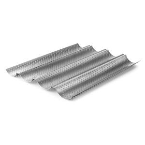 Stampo per baguette Delize in metallo perforato per la preparazione del pane - Product Image 1