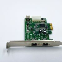 Carte de capture vidéo HD PCIe vers FireWire 1394B avec puce Texas Instruments TI, IEEE 1394 DV HDV pour adaptateur d'édition de caméra numérique