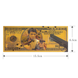 Groothandel Gratis Ontwerp Amerikaanse Scarface Karakter Souvenirs Kaart Plastic Bankbiljetten voor Collectie - Product Image 3