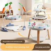 Chaise sauteuse multifonctionnelle en plastique pour bébé, table d'apprentissage, siège musical d'éveil, balançoire pour enfants