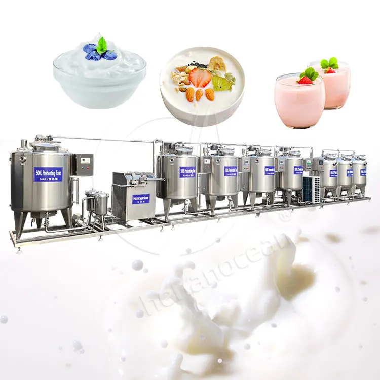 Machine de vieillissement d'homogénéisation de stérilisation de lait OCEAN petite ligne de processus de lait et de yaourt de pasteurisateur