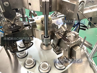 Machine automatique de remplissage et de scellage de tubes en aluminium, haute vitesse 60-80 Bpm, 3-30 ml, pour dentifrice, pommade, colle adhésive