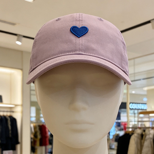 หมวกเบสบอลผ้าแคนวาสคอตตอนแบบ 6 แผง ปักลายหัวใจสีน้ำเงิน ปรับขนาดได้ สไตล์ลำลอง สปอร์ต ป้องกันแสงแดด เหมาะสำหรับกอล์ฟ เดินป่า และใช้ในชีวิตประจำวัน - Product Image 6