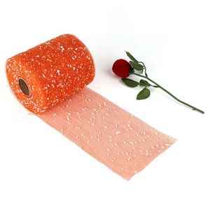 Red de gasa de punto de nieve de 15CM, materiales de embalaje de ramo de flores frescas, papel de embalaje floral de regalo al por mayor - Product Image 2