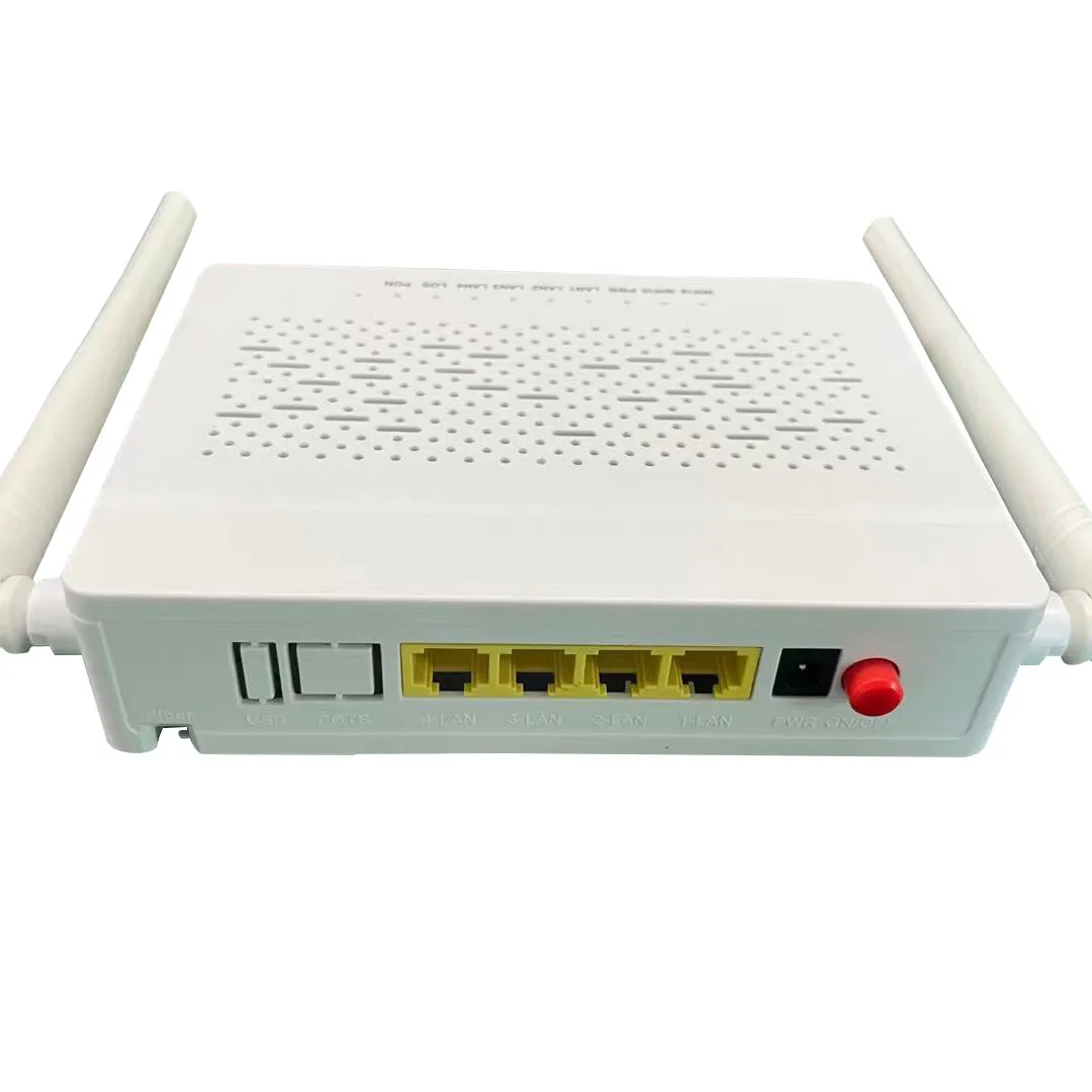 FTTX-módem de equipo óptico de fibra de red XPON 4GE + WIFI (2,4g + 5g)+ VOIP, Compatible con Epon Gpon con el enrutador ZTE UU