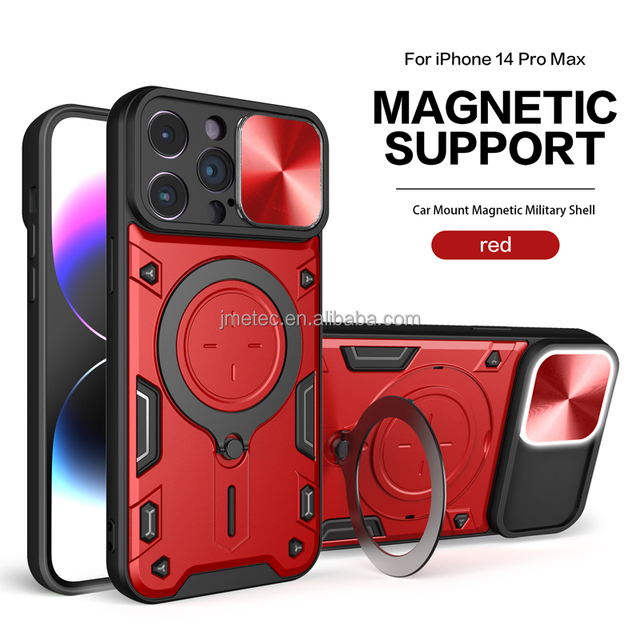 Wholesale Tpu Pc Magnetic Ring Holder Shockproof Camera Lens Protect armor Mobile case for iPhone 14 Pro Max 11 Xs 16