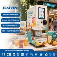 Fabricante de Máquinas Expendedoras Haloo, Distribuidor Automático de Smoothies, Máquina Expendedora Comercial de Smoothies Frescos