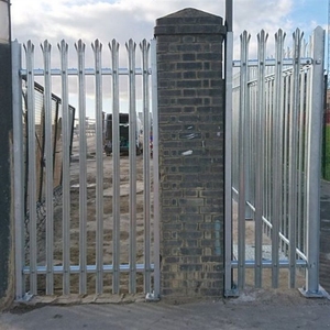 Barrière de sécurité en acier décorative à pointe de lance pour tours de télécommunications, type <span class=keywords><strong>fourche</strong></span> <span class=keywords><strong>du</strong></span> <span class=keywords><strong>diable</strong></span>, pour clôture de palissade - Product Image 3