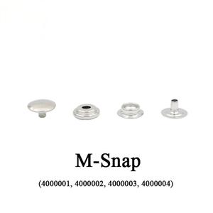 M-Snap Stainless Steel Snap Fasteners 4-Piece Set <b>Polished</b> Finish for Boat <b>Car</b> Guitar Canvas - Product Image 1