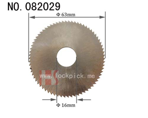 Nouvelle fraise à clé plate pour machine de découpe à clé plate ID16mm OD63mm fraise <span class=keywords><strong>angulaire</strong></span> - Product Image 4