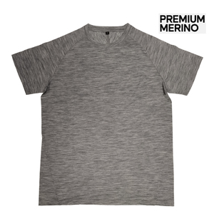 Maglietta in <span class=keywords><strong>lana</strong></span> Merino da uomo manica corta sportiva leggera a strati Base da trekking canottiera traspirante - Product Image 6