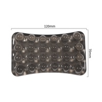 Tapis de souris transparent en gel, motif dessin animé, petites particules de cristal, style kawaii, pour clavier et souris de jeu, pour la maison et le bureau