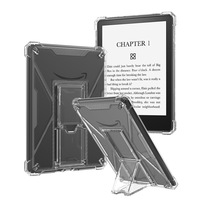 Kompatibel untuk Kindle 2024 E-book Reader Generasi ke-12 Kpw6 Penutup Pelindung Transparan Anti Guncangan Empat Sudut dengan Airbag