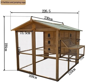 Uitverkoop van 9 houten duivenhokken, renhokken en nestkasten voor duiven, voor huisdieren & meubels - Product Image 3