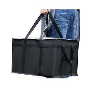 Luxury Simple Cooler Bag Aluminum Foil Food Takeaway Non-Woven Insulated Waterproof Thermal Insulation for Picnic Basket Style - Product Image 2
