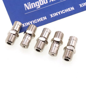 니켈 도금 황동 스테인리스 1/8인치 NPT 슈레이더 에어 탱크 컨트롤 밸브 - Product Image 3
