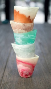 Cốc Nước Thủ Công Bằng Nhựa Cốc Nước Thủy Tinh Với Đá Cẩm Thạch Và Mô Hình Xoáy Nước Được Sử Dụng Trong Nhà Hàng Nhà Máy Cốc Kem - Product Image 2