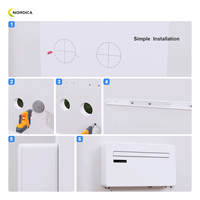 Climatiseur monobloc R-290 8000-12000 BTU sans unité extérieure avec fonction de refroidissement et de chauffage