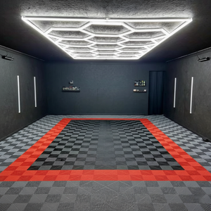 Dalles de <span class=keywords><strong>sol</strong></span> modulaires en plastique pour garage, en polypropylène, haute résistance, antidérapantes, ventilées, pour atelier, entrepôt, parking - Product Image 4