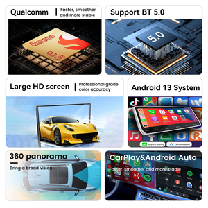 Radio Estéreo para Auto Foforfor de 12.3 Pulgadas con Pantalla Dual para <span class=keywords><strong>Jeep</strong></span> Wrangler 2011-2017, Reproductor de Radio para Auto con Panel Digital - Product Image 3