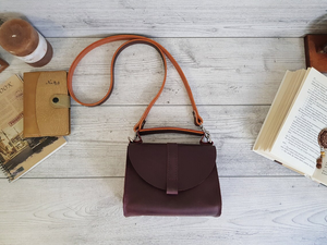 Personalized <b>Small</b> <b>Leather</b> Crossbody Bag for Women Handmade Shoulder Handbag <b>Purse</b> Stylish Gift for Her - Product Image 1