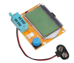 Geekcreit LCR-T4 <span class=keywords><strong>12864</strong></span> LCD الرسومية الترانزستور تستر المقاومة السعة <span class=keywords><strong>ESR</strong></span> SCR متر - Product Image 6