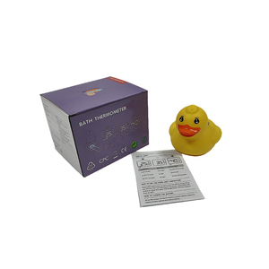 Meilleure vente Canard de dessin animé Thermomètres de bain imperméables pour bébé Ensemble de douche pour enfants Produits de bain de qualité supérieure pour les tout-petits - Product Image 1