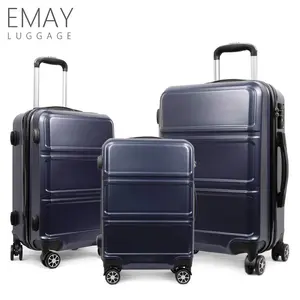 Newcome 2021 обычные багажные сумки на колесиках багаж чемодан с замок TSA Чемодан на колёсиках