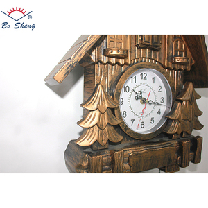 Toàn bộ điểm ra cửa sổ thời gian tắt đồng đồng hồ treo tường phòng khách sáng tạo đồng hồ treo tường cổ cúc cu Đồng hồ treo tường - Product Image 3