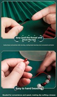 Cordon en nylon tressé fait main No.72 Jade String 0,8 mm pour bijoux, colliers, macramé et carillons éoliens